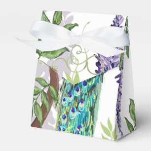 Peacock Wedding Geschenkschachtel