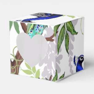 Peacock Wedding Geschenkschachtel