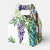 Peacock Wedding Geschenkschachtel (Rückseite)