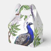 Peacock Wedding Geschenkschachtel (Vorderseite)