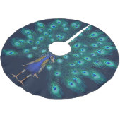 PEACOCK Weihnachtsbäume Polyester Weihnachtsbaumdecke (Schrägansicht)