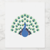 Peacock Weinetikett (Einzelnes Label)