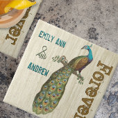 Peacock Wood Grain Forever Anniversary Tile Fliese