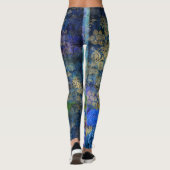 Peacock Yoga Pilates Hot Pants Leggings (Rückseite)