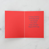 Peacockbutt card2-customize irgendeine Gelegenheit Karte (Innenseite)