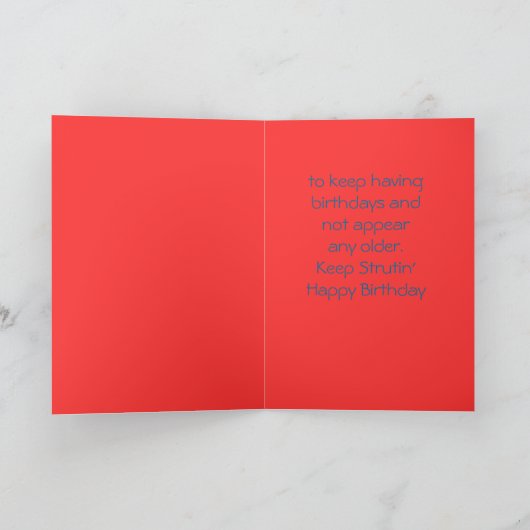 Peacockbutt card2-customize irgendeine Gelegenheit Karte (Innenseite)