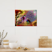 Peacocks2 Poster (Küche)