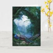Peacocks ArtCard Karte (Gelbe Blume)