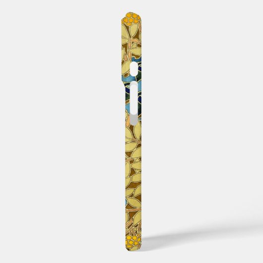 Peacocks Birds Rowan Trees Art Nouveau Case-Mate iPhone Hülle (Rückseite / Links)