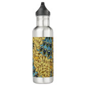 Peacocks Birds Rowan Trees Art Nouveau Edelstahlflasche (Rechts)
