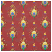 Peacocks Feder mit Diwali (Diwali) Stoff (Muster)