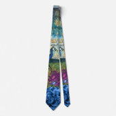 Peacocks Peacock Blue Neckties Neck Tie Krawatte (Vorderseite)