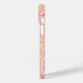 PEACOCKS, PINK WHITE SAKURA BLUME Japanisch Blumen Case-Mate iPhone Hülle (Rückseite / Links)