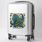 "Peacock's Radiant Charm" Aufkleber (Koffer)