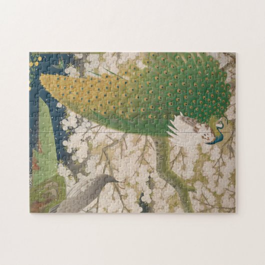 Peacocks und Kirschbaum (1925) Puzzle (Horizontal)