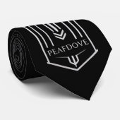 PEAFDOVE® SILVER EGG TIE — I AM A MAN Edition Krawatte (Gerollt)