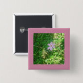 Peak-a-boo Pink Button (Vorne & Hinten)