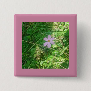 Peak-a-boo Pink Button