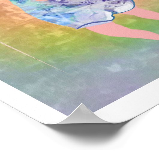 Peak Behind LeeMarie's Creative Design Poster (Ecke)