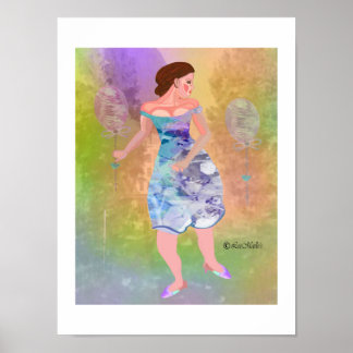 Peak Behind LeeMarie's kreatives Design Poster