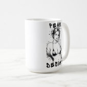 Peak Design Bold Graffiti Pinup Sketch Art Kaffeetasse (VorderseiteRechts)