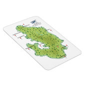 Peak District England Map Magnet (Rechte Seite)