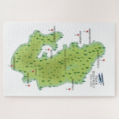 Peak District England Map Puzzle (Horizontal)
