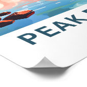 Peak District England Travel Print Poster (Ecke)