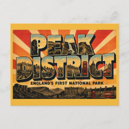 Peak District Englands erster Nationalpark  Postkarte