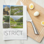 Peak District Geschirrtuch (Viertel Falte)