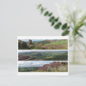 Peak District Heather Panoramas Postkarte (Stehend Vorderseite)