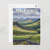 Peak District National Park England Travel Postkarte (Vorne/Hinten)