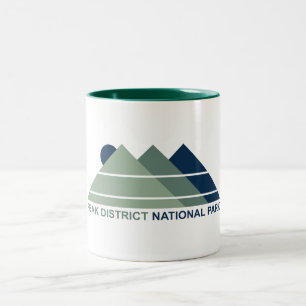 Peak-District-Nationalpark Bergsonne Zweifarbige Tasse