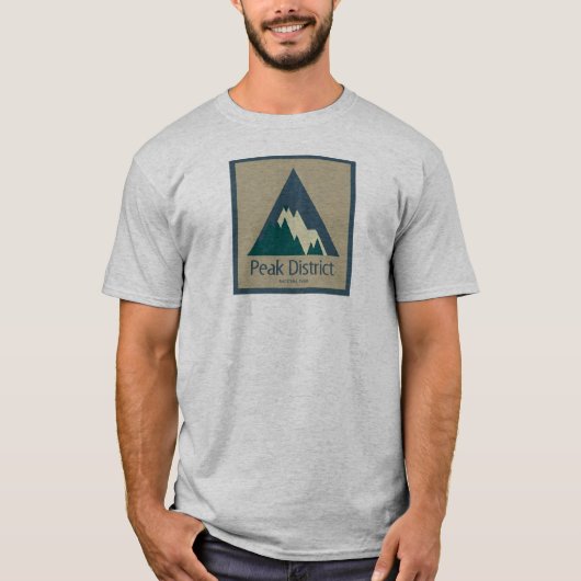 Peak-District-Nationalpark Rustikal T-Shirt (Vorderseite)