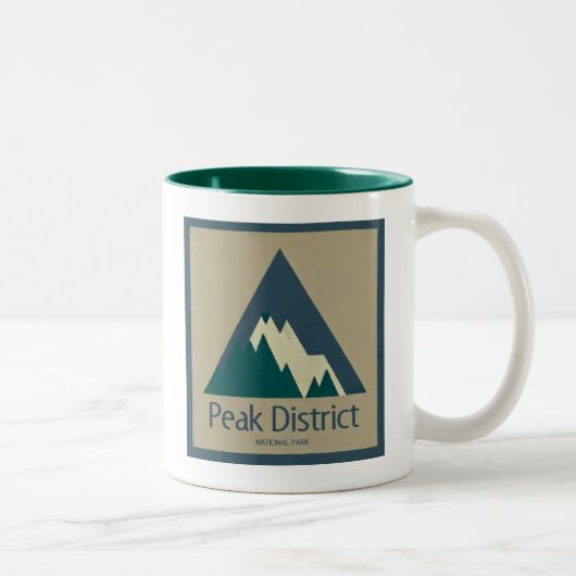 Peak-District-Nationalpark Rustikal Zweifarbige Tasse (Rechts)