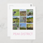 Peak District Postkarte (Vorne/Hinten)