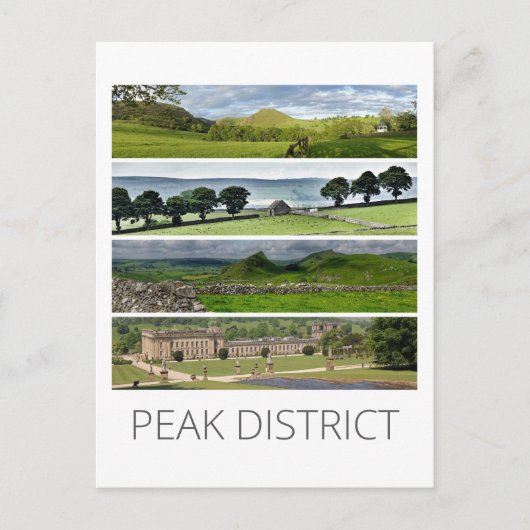 Peak District Postkarte (Vorderseite)