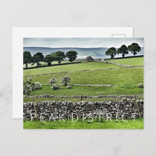 Peak District Postkarte (Vorne/Hinten)