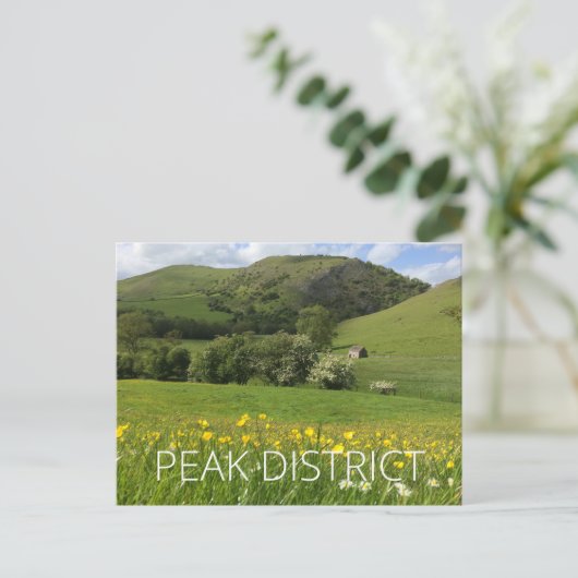 Peak District Postkarte (Stehend Vorderseite)