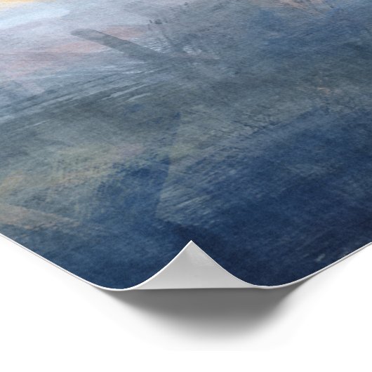 Peak District Reflections Poster (Ecke)