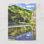 Peak District Watercolor Postkarte (Vorderseite)