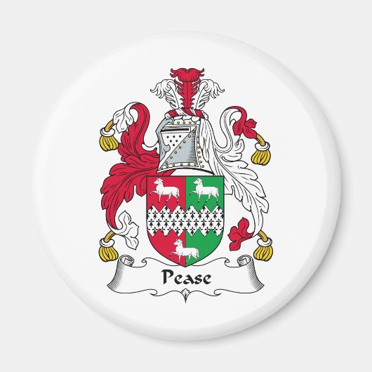 Peak-Familienwappen Magnet (Vorne)