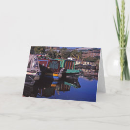 Peak Forest Canal Derbyshire England Dankeskarte