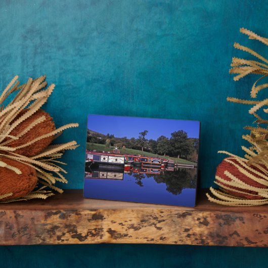 Peak Forest Canal Derbyshire England Fotoplatte (Seite)
