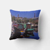 Peak Forest Canal Derbyshire England Kissen (Rückseite)