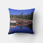 Peak Forest Canal Derbyshire England Kissen (Rückseite)