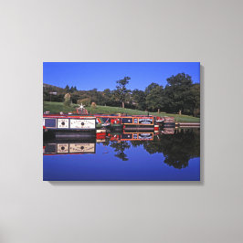 Peak Forest Canal Derbyshire England Leinwanddruck