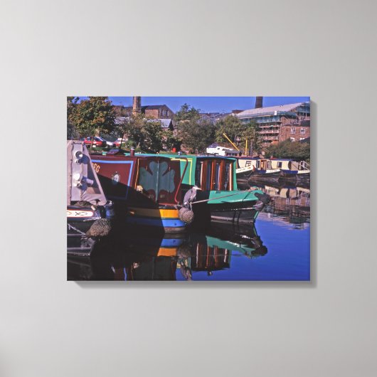 Peak Forest Canal Derbyshire England Leinwanddruck (Vorderseite)