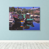 Peak Forest Canal Derbyshire England Leinwanddruck (Insitu (Holzboden))