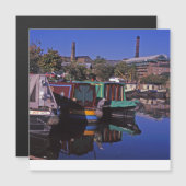 Peak Forest Canal Derbyshire England Magnetkarte (Vorne/Hinten)